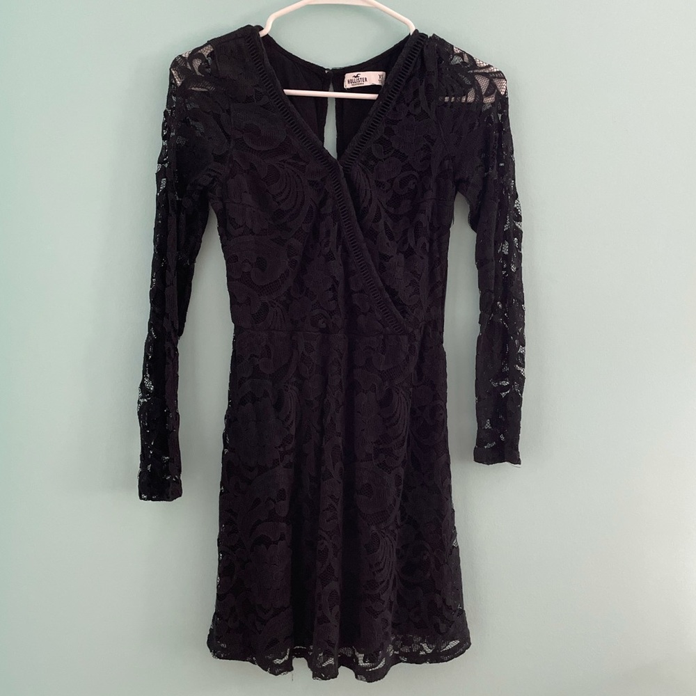HOLLISTER CO Lacey black dress